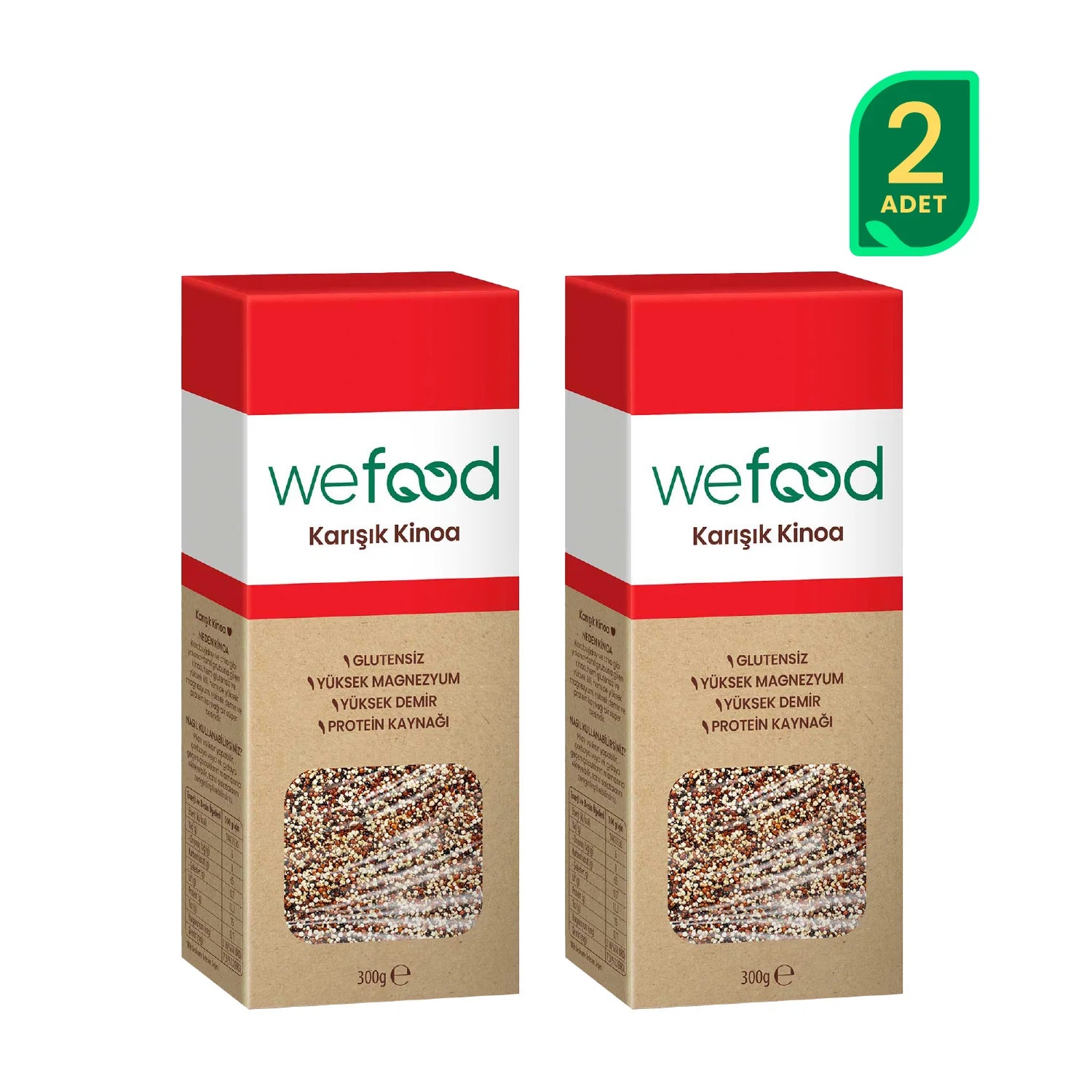 Wefood Karışık Kinoa 300 gr 2'li